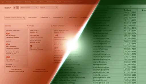 HubSpot Sales vs. Excel